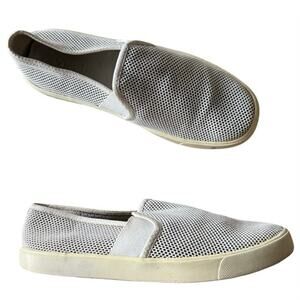 VINCE slip on loafers shoes perforated comfy flats preppy  women’s size 7.5